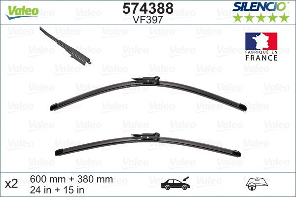 574388 VALEO Spazzola tergi 