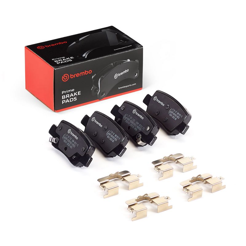 P30176 BREMBO Kit pastiglie freno, Freno a disco 