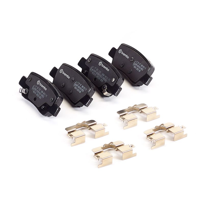 P30176 BREMBO Kit pastiglie freno, Freno a disco 