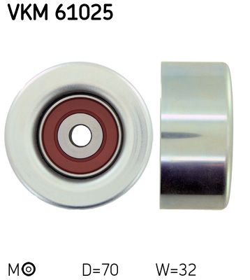 VKM 61025 SKF Galoppino/Guidacinghia, Cinghia Poly-V 