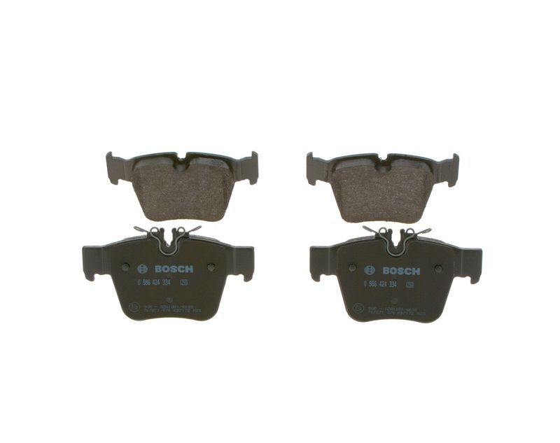 0986424334 BOSCH Kit pastiglie freno, Freno a disco 