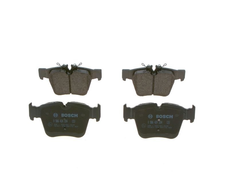 0986424334 BOSCH Kit pastiglie freno, Freno a disco 