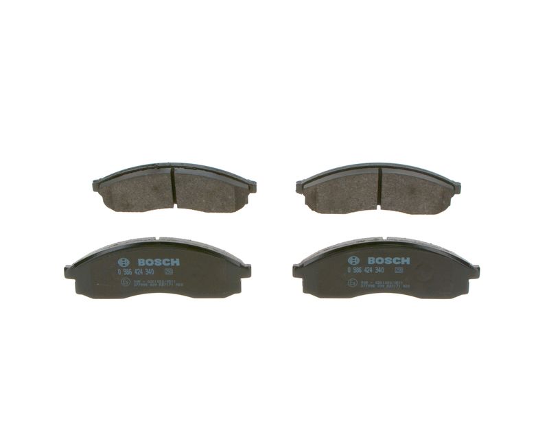 0986424340 BOSCH Kit pastiglie freno, Freno a disco 