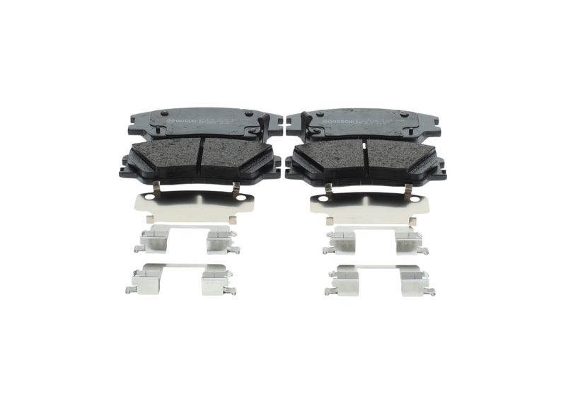 0986460155 BOSCH Kit pastiglie freno, Freno a disco 