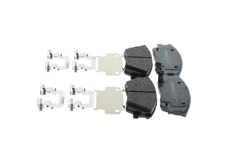 0986460155 BOSCH Kit pastiglie freno, Freno a disco 