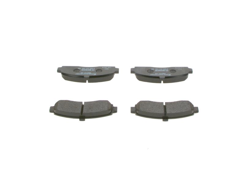 0986461122 BOSCH Kit pastiglie freno, Freno a disco 