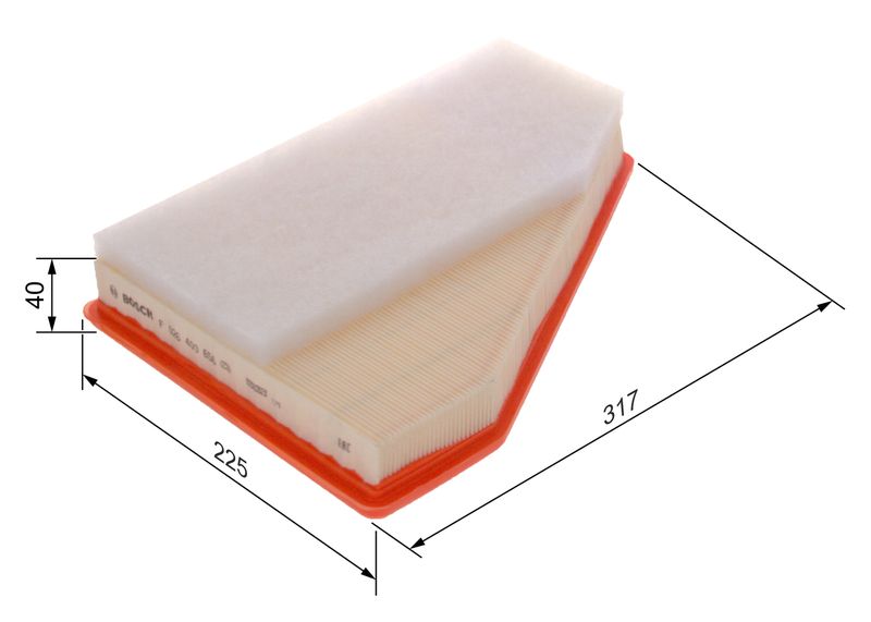 F026400656 BOSCH Filtro aria 
