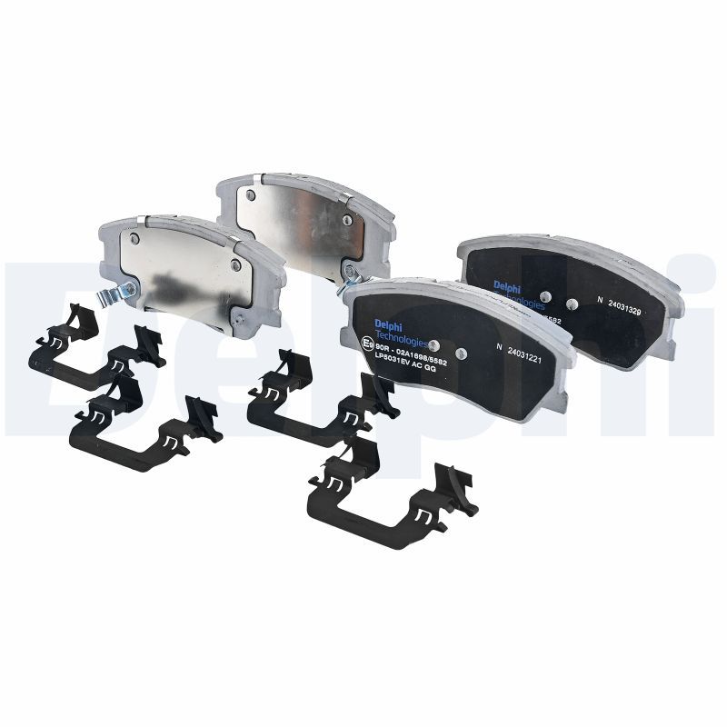 LP5031EV DELPHI Kit pastiglie freno, Freno a disco 