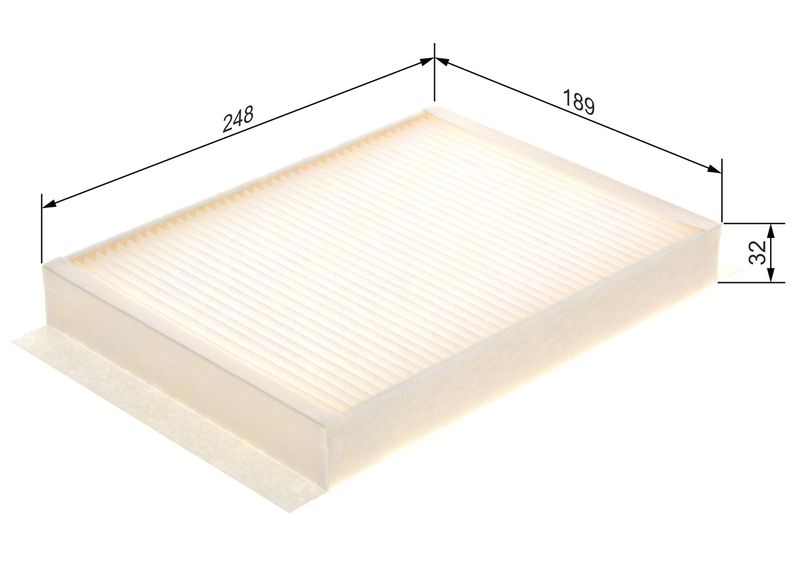 1987435058 BOSCH Filtro, Aria abitacolo 