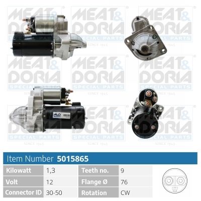 5015865 MEAT & DORIA Motorino d'avviamento 