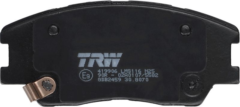 GDB2459 TRW Kit pastiglie freno, Freno a disco 