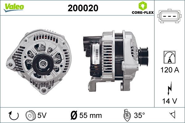 200020 VALEO Alternatore 