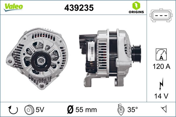 439235 VALEO Alternatore 