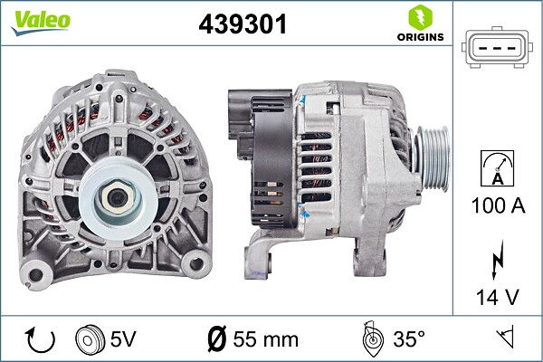 439301 VALEO Alternatore 