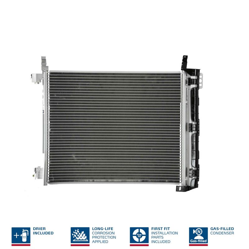 940372 NISSENS Condensatore, climatizzatore 