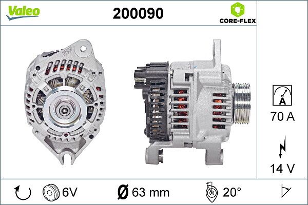 200090 VALEO Alternatore 