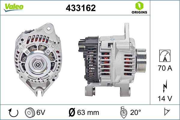 433162 VALEO Alternatore 
