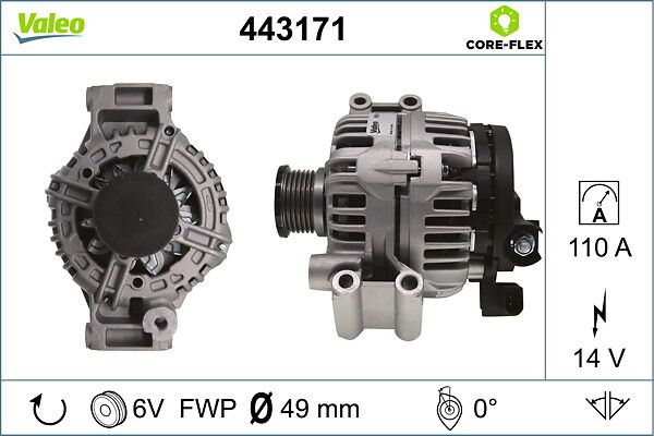 443171 VALEO Alternatore 