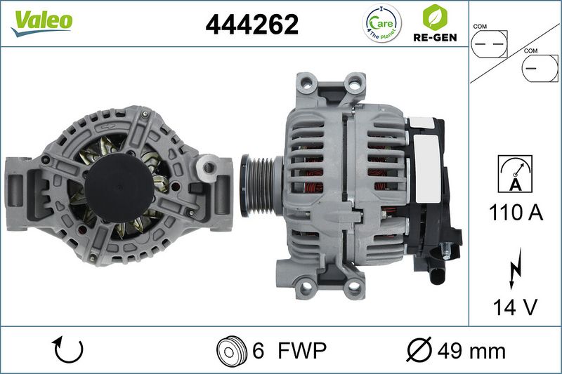 444262 VALEO Alternatore 