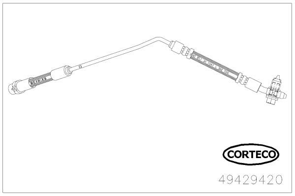 49429420 CORTECO Flessibile del freno 
