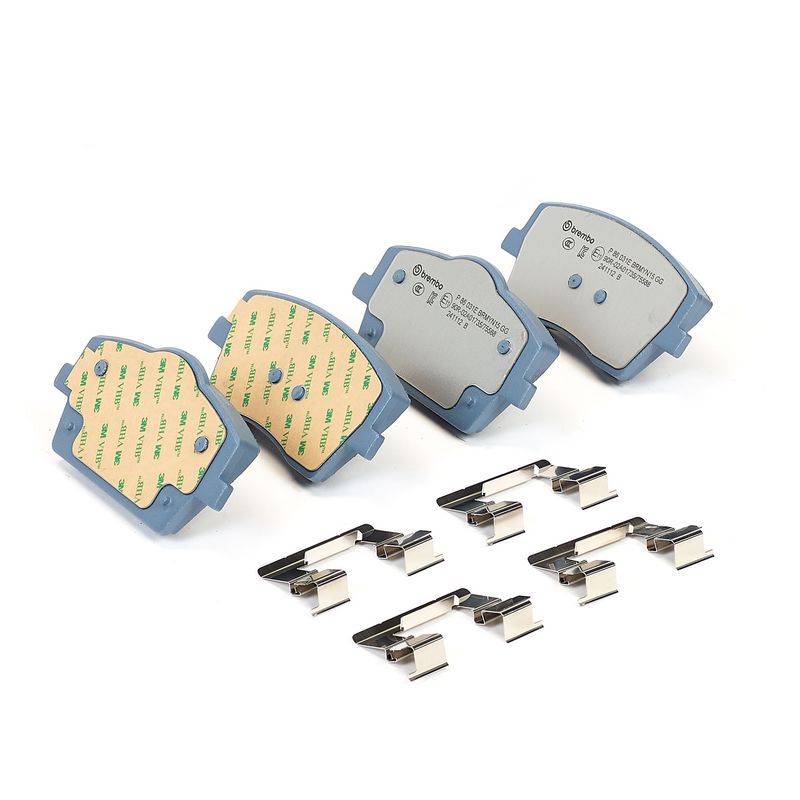 P86031E BREMBO Kit pastiglie freno, Freno a disco 