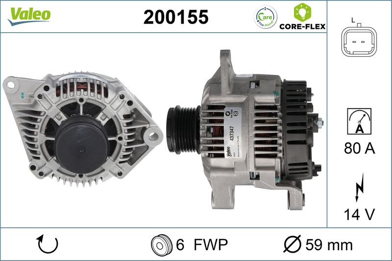 200155 VALEO Alternatore 