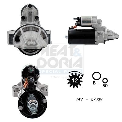 5015108G MEAT & DORIA Motorino d'avviamento 