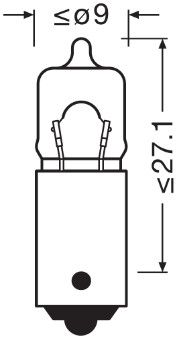 64113 ams-OSRAM Lampadina, Luce abitacolo Lampadina, Luce di lettura 