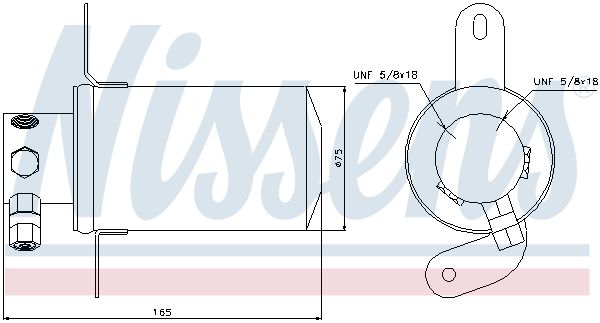 95228 NISSENS Essiccatore, climatizzatore 