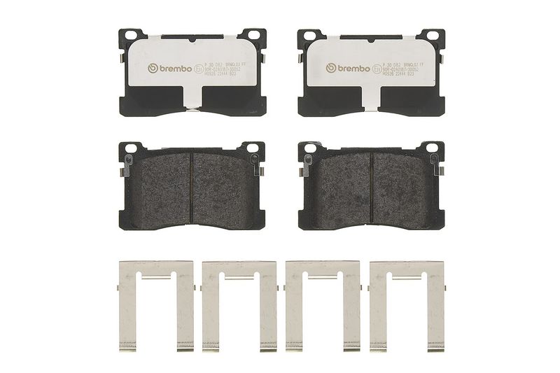 P30082 BREMBO Kit pastiglie freno, Freno a disco 