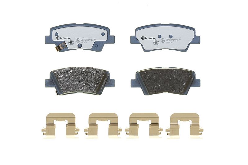 P30101E BREMBO Kit pastiglie freno, Freno a disco 