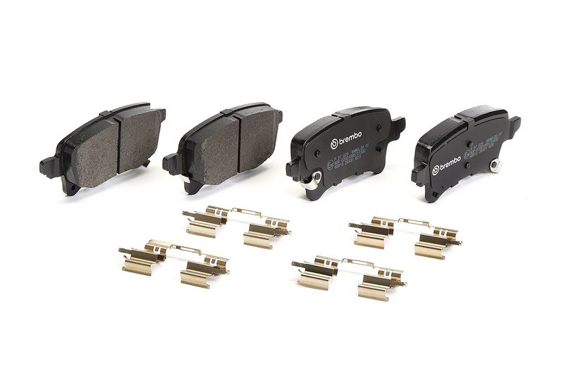 P37029 BREMBO Kit pastiglie freno, Freno a disco 