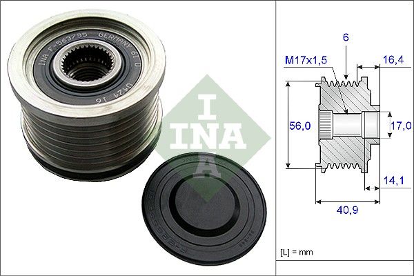 535021310 Schaeffler INA Dispositivo ruota libera alternatore 