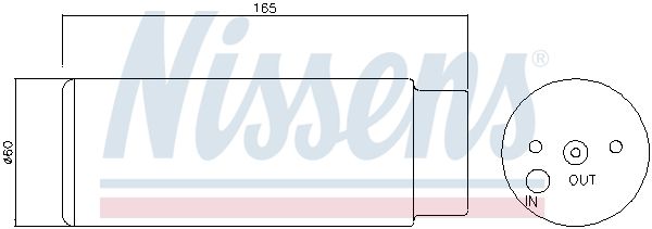 95380 NISSENS Essiccatore, climatizzatore 