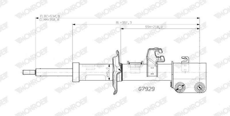 G7929 MONROE Ammortizzatore 