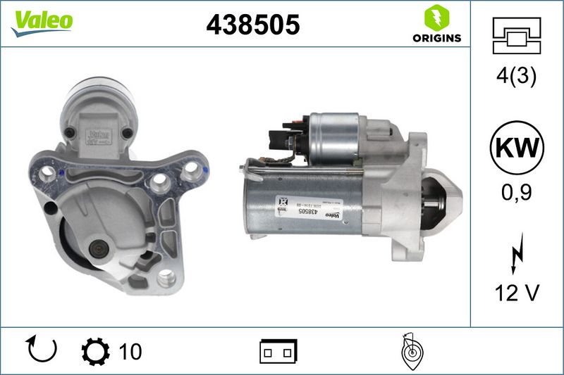 438505 VALEO Motorino d'avviamento 