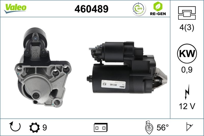 460489 VALEO Motorino d'avviamento 