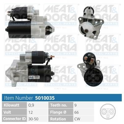 5010035 MEAT & DORIA Motorino d'avviamento 