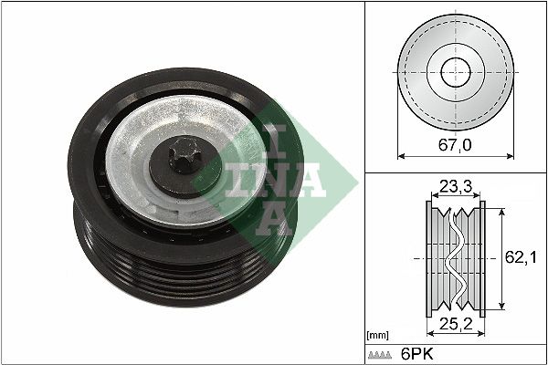 532061910 Schaeffler INA Galoppino/Guidacinghia, Cinghia Poly-V 