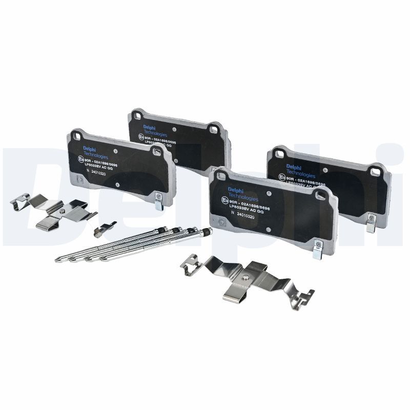 LP5033EV DELPHI Kit pastiglie freno, Freno a disco 