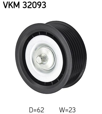 VKM 32093 SKF Galoppino/Guidacinghia, Cinghia Poly-V 
