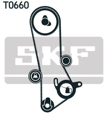 VKMA91400 SKF Kit cinghie dentate 