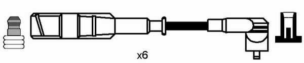 0932 NGK Kit cavi accensione 