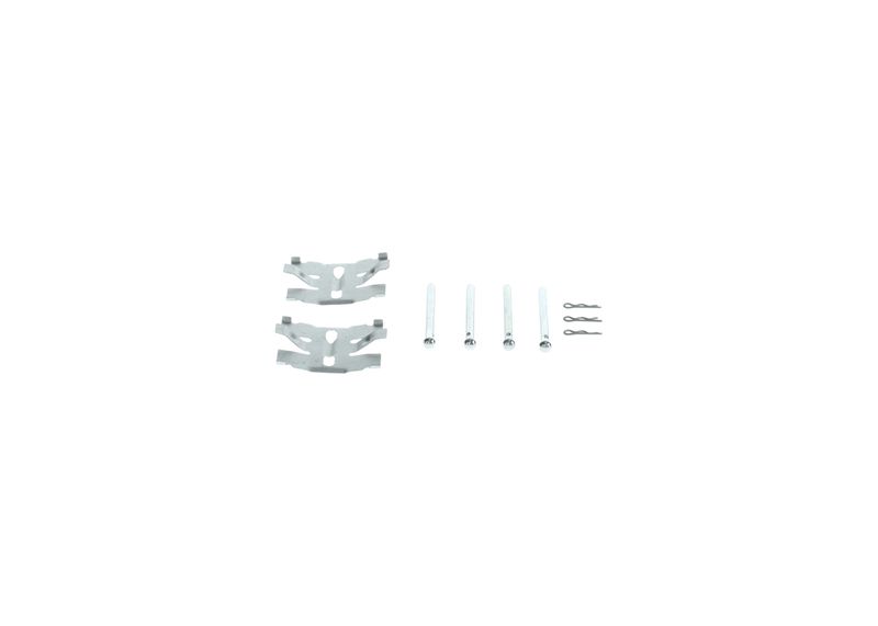 1987474168 BOSCH Kit accessori, Pastiglia freno 