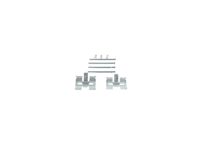 1987474168 BOSCH Kit accessori, Pastiglia freno 