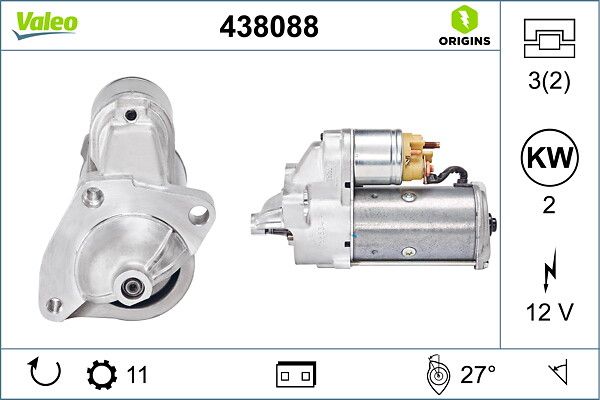 438088 VALEO Motorino d'avviamento 