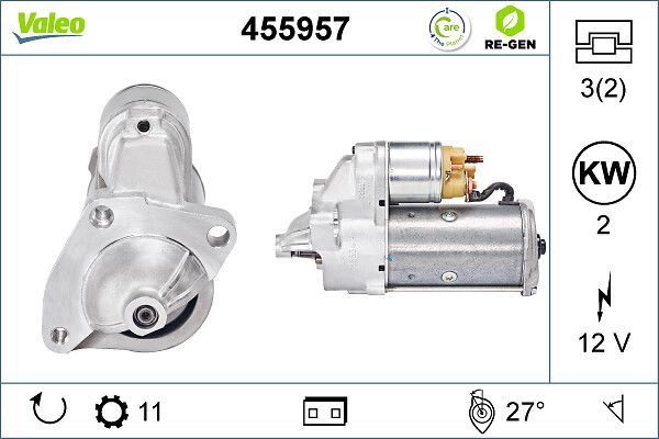455957 VALEO Motorino d'avviamento 