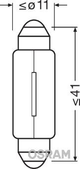 6413 ams-OSRAM Lampadina, Luce abitacolo Lampadina, Luce portiera Lampadina, Luce bagagliaio Lampadina, Luce vano motore Lampadina, Bloccaggio di sicurezza(portiera) Lampadina, Luce vano portaoggetti Lampadina, Luce di lettura 