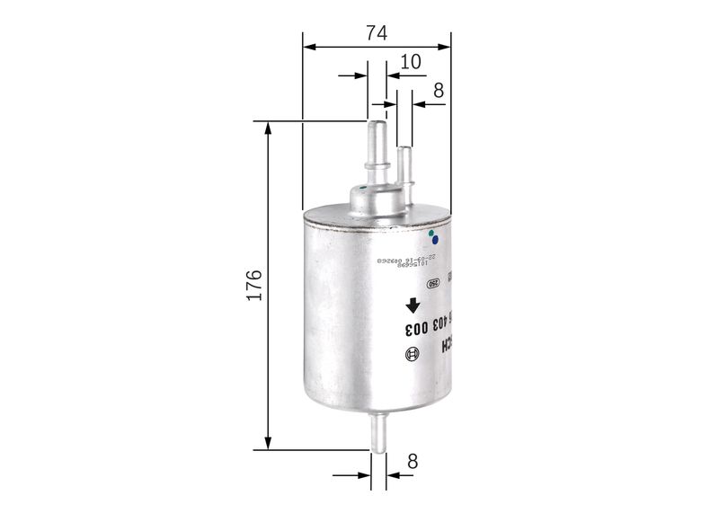 F026403003 BOSCH Filtro carburante 