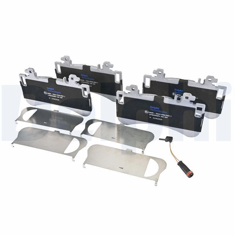 LP5055EV DELPHI Kit pastiglie freno, Freno a disco 
